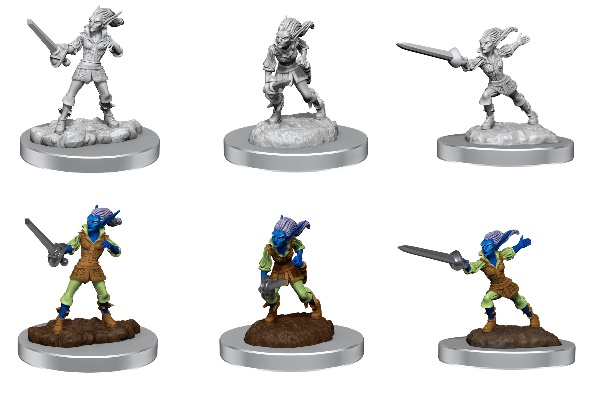 D&D Nolzur's Marvelous Miniatures: Quicklings Wave 19 image 0